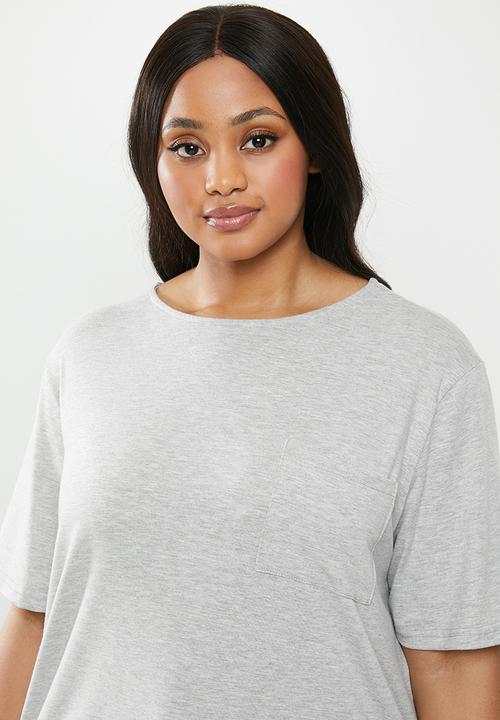 Superbalist - Longer length tee - grey