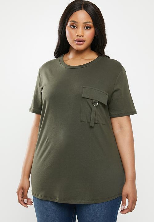 Superbalist - Utility pocket tee - green