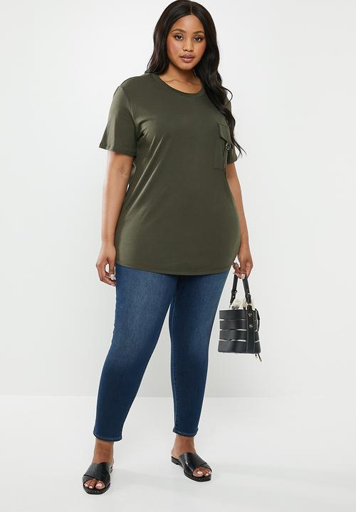 Superbalist - Utility pocket tee - green