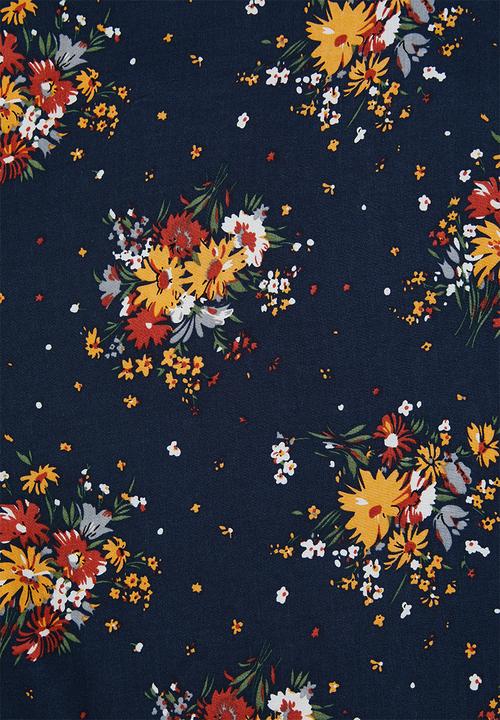 Superbalist - Kimono wrap dress - navy