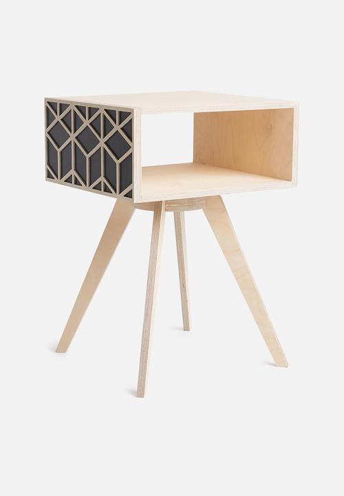 Native Decor - Hexa pedestal - charcoal