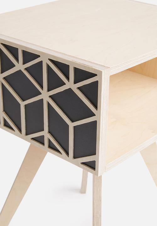 Native Decor - Hexa pedestal - charcoal