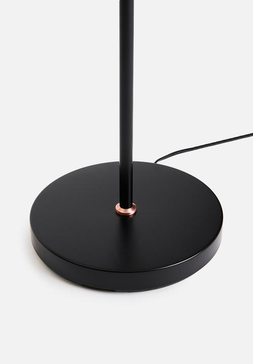 Sixth Floor - Lab floor lamp - black