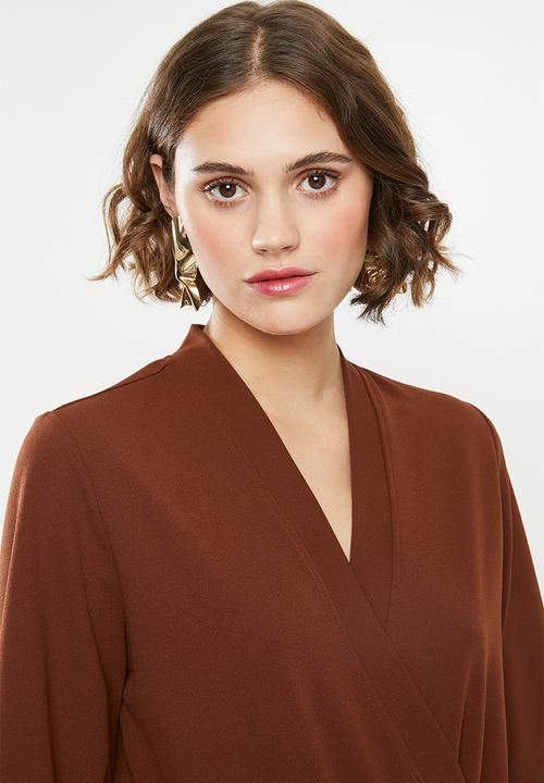 Jacqueline de Yong - Geggo treats jumpsuit - brown 