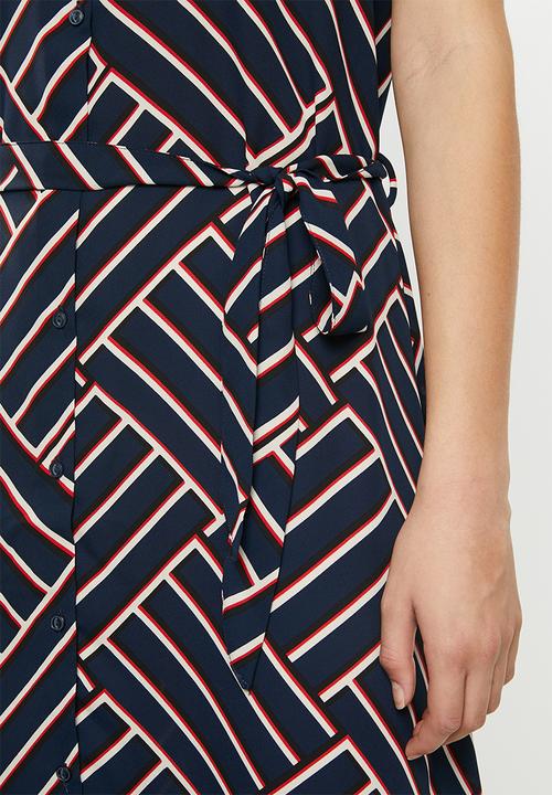 Jacqueline de Yong - Treats long dress - multi 