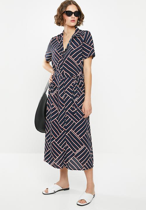 Jacqueline de Yong - Treats long dress - multi 