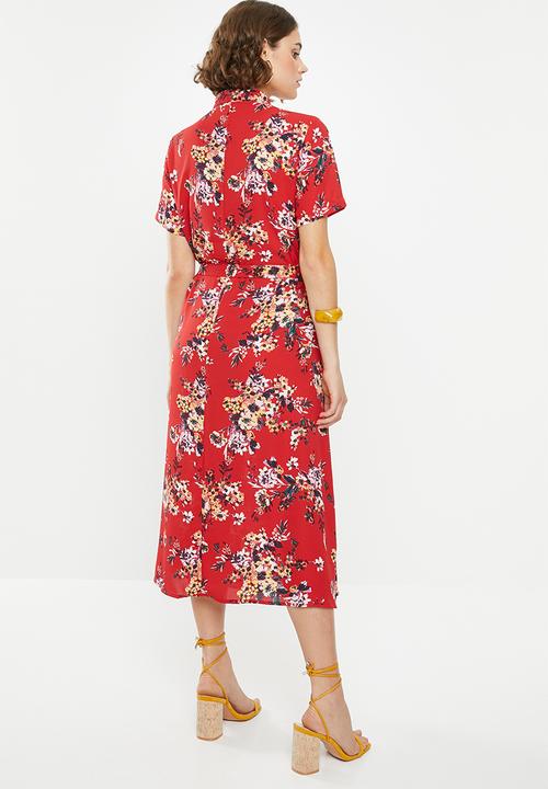 Jacqueline de Yong - Treats long dress - multi 