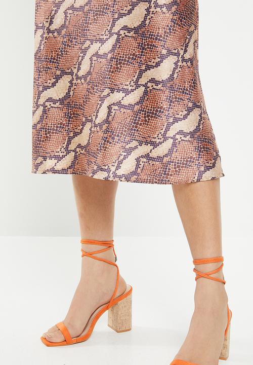 Superbalist - Midi slip skirt - multi