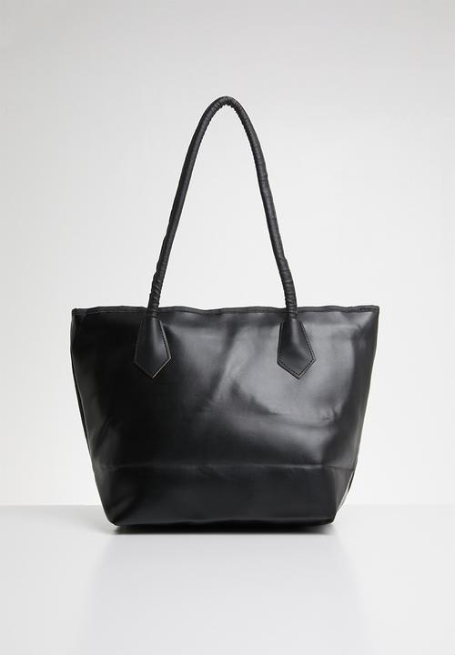 Joy Collectables - Textured shopper bag - black