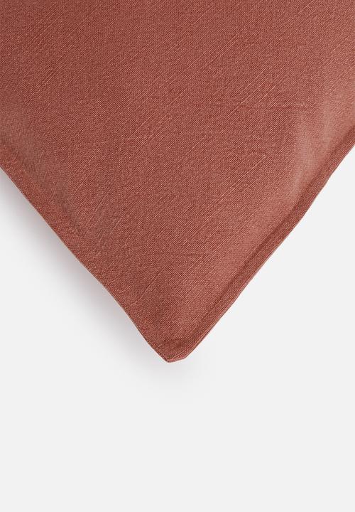 Hertex Haus - Linen blend cushion cover - tandoori