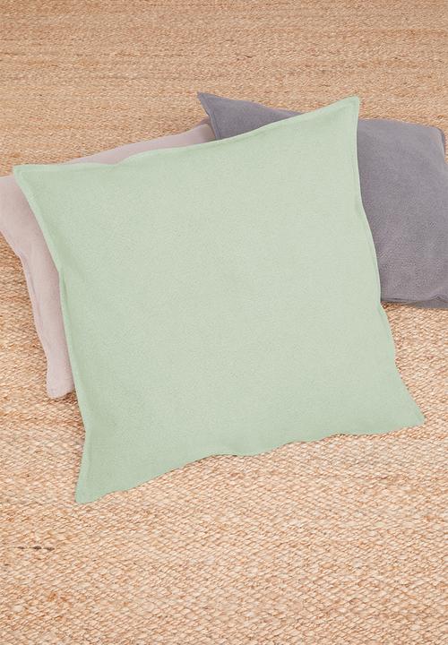 Hertex Haus - Linen blend cushion cover - hydro
