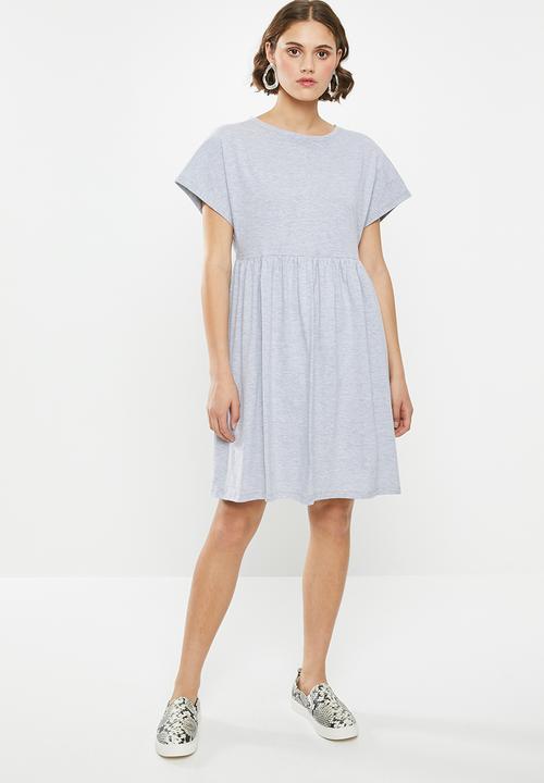 Superbalist - Knit babydoll dress - grey