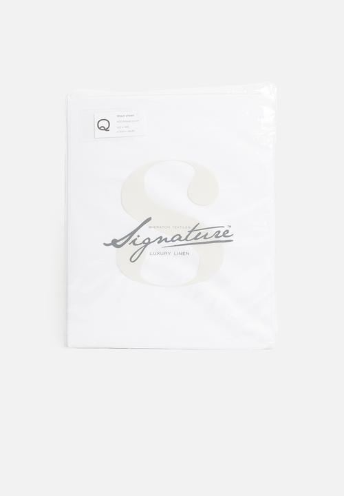 Sheraton Textiles - 400tc Egyptian Cotton fitted sheet - white 