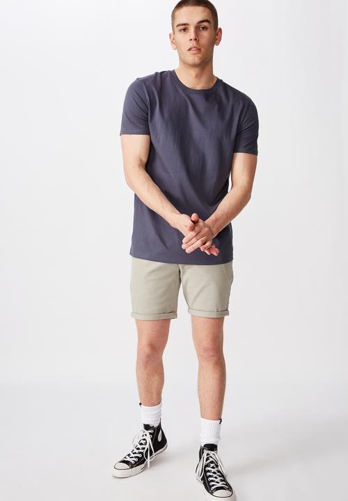 Factorie - Twill tapered short - grey