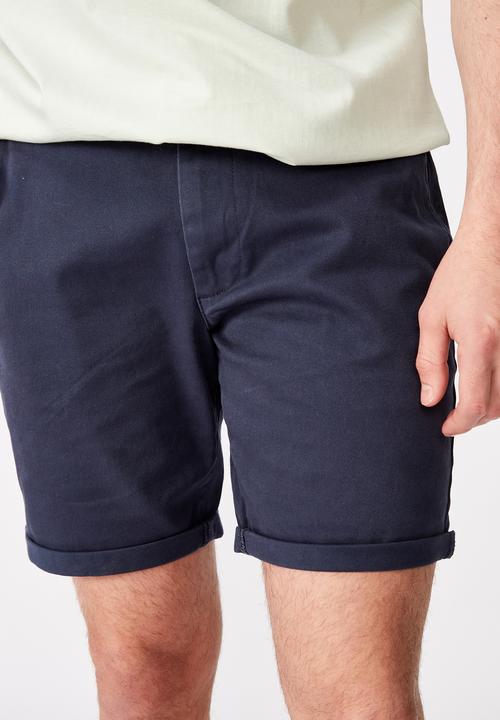 Factorie - Twill tapered short - navy
