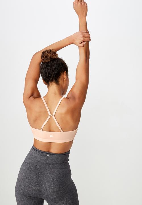 Cotton On - Workout yoga crop - pink