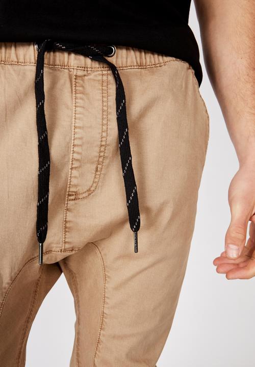 Cotton On - Drake cuffed pant - beige