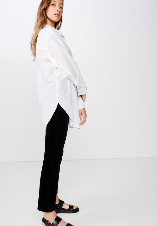 Cotton On - Savannah oversized resort shirt - white