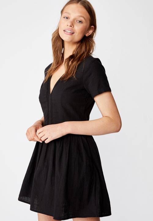 cotton on black dress