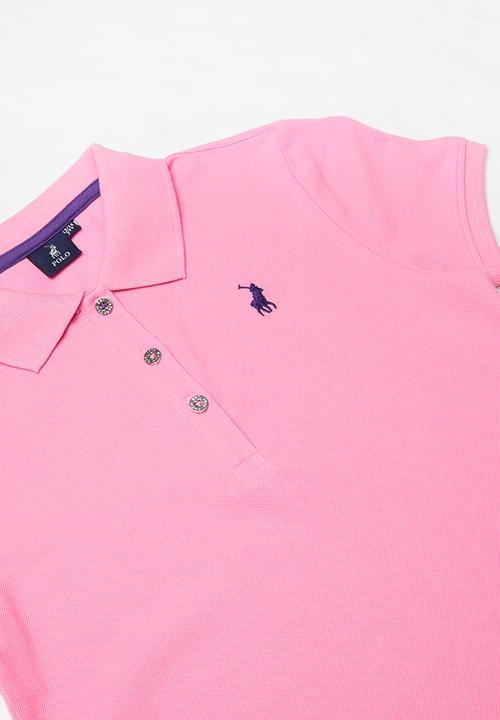 POLO - Girls Nina short sleeve golfer - pink
