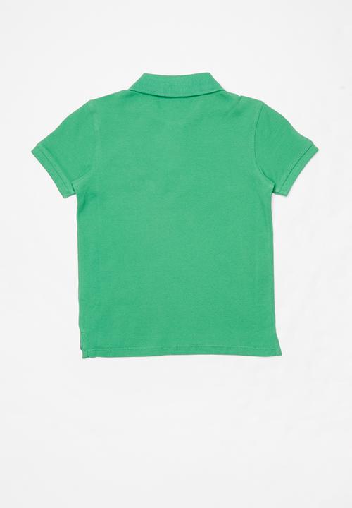 POLO - Boys Austin short sleeve golfer - green