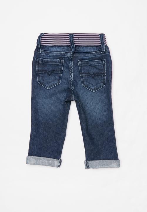POLO - Girls Chelsea cropped jean - blue