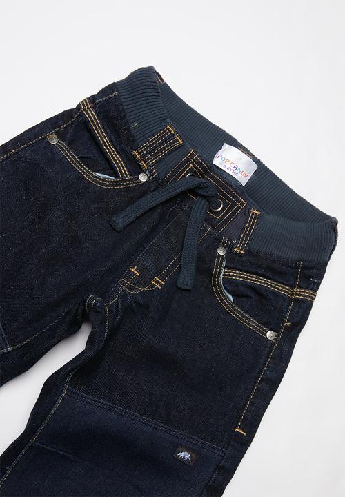 Pop Candy - Boys cuff jeans - blue
