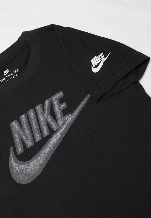 Nike - Nike boys futura faux embroidery  - black
