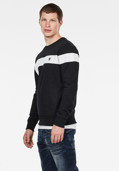 G-STAR - Graphic long sleeve sweats - black