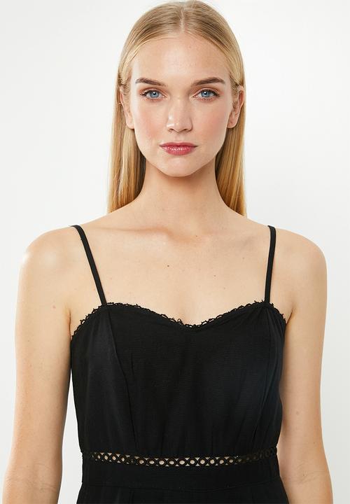 Cotton On - Woven serene strappy mini  - black