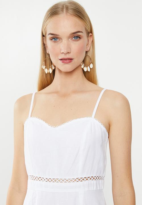 Cotton On - Woven serene strappy mini  - white