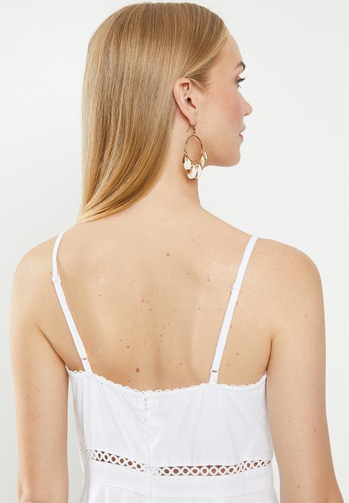Cotton On - Woven serene strappy mini  - white