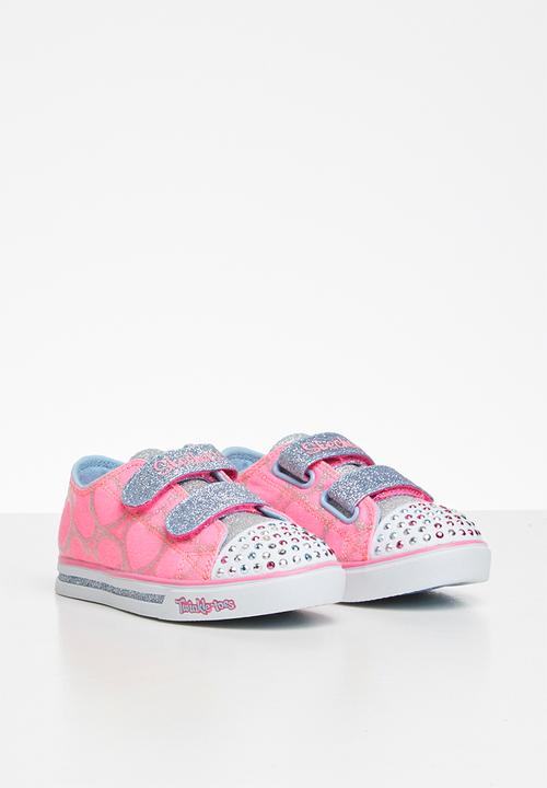 Skechers - Sparkle glitz light up - pink & blue