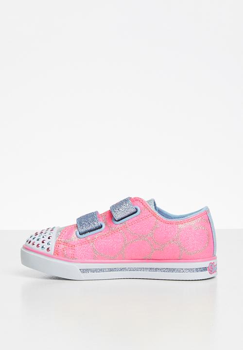 Skechers - Sparkle glitz light up - pink & blue