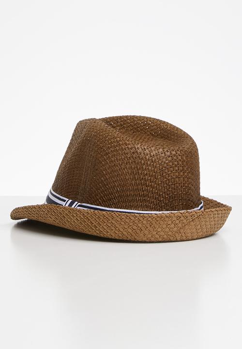 Superbalist - Ian trilby straw hat - brown