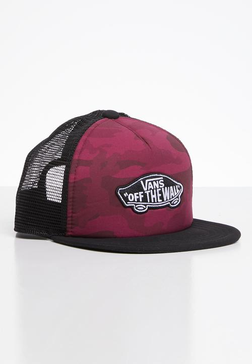 Vans - Classic patch trucker plus boys - red & black 