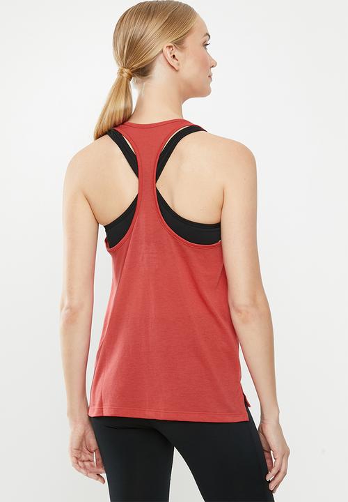 Reebok - Wor supremium logo tank top - red