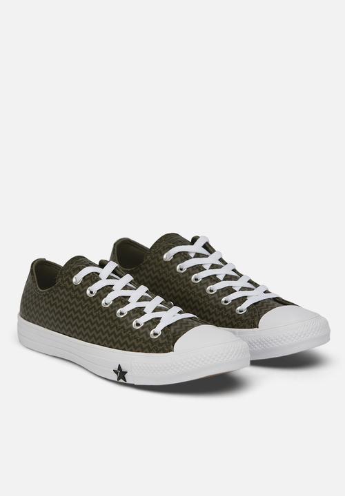 Converse - VLTG Leather ox Utility - green & field surplus