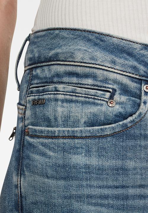 G-STAR - Midge zip mid skinny jeans - blue