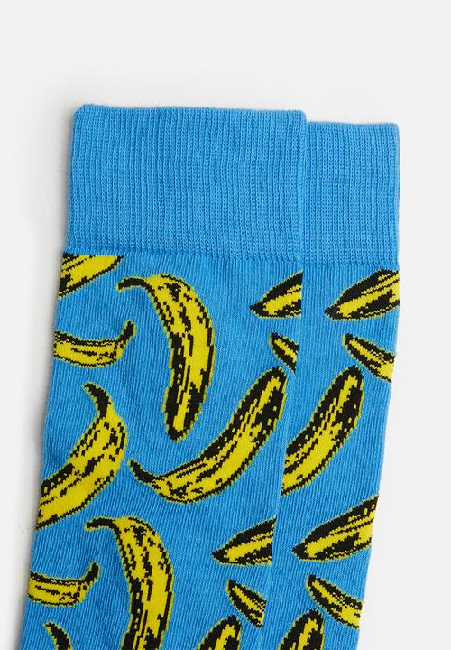 Happy Socks - Andy Warhol banana socks - blue