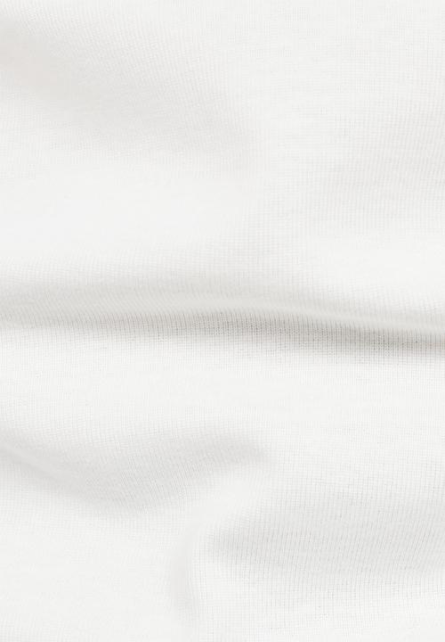 G-STAR - Korpaz grandad long sleeve tee - white