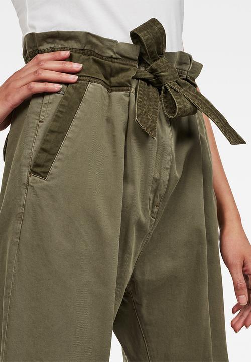 G-STAR - Bronson army paperbag - khaki