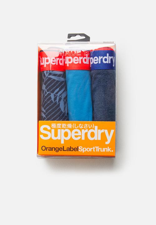 Superdry. - Sport 3 pack trunks - multi