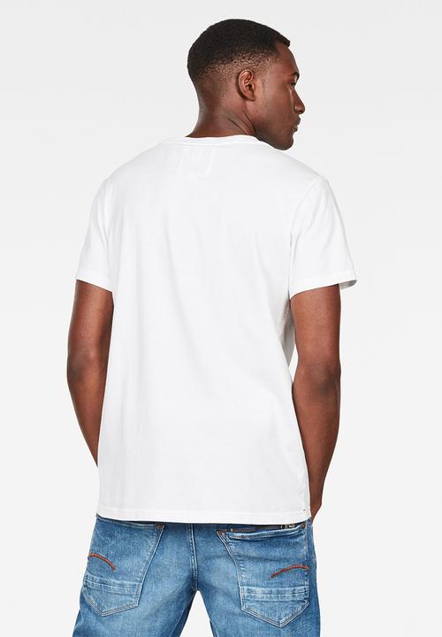 G-STAR - Graphic short sleeve tee - white