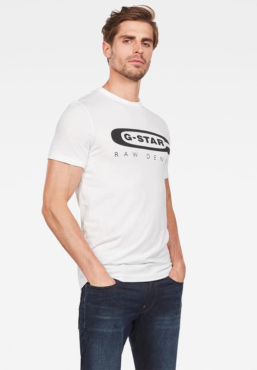 G-STAR - Graphic 4 r short sleeve tee - white