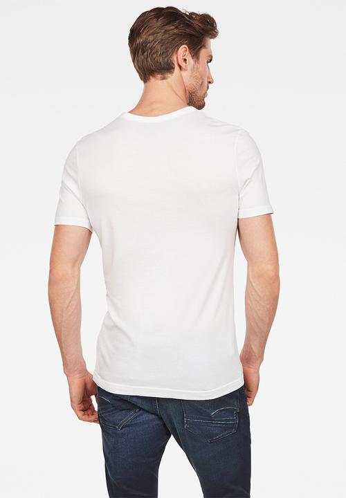 G-STAR - Graphic 4 r short sleeve tee - white