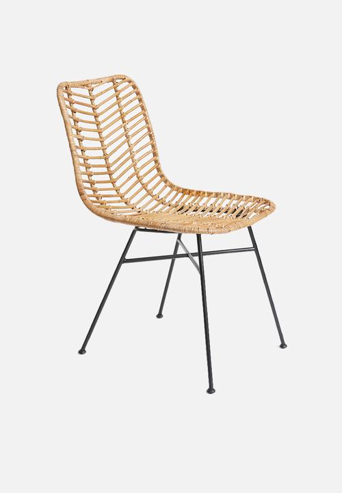 Sixth Floor - Rattan dining chair - natural