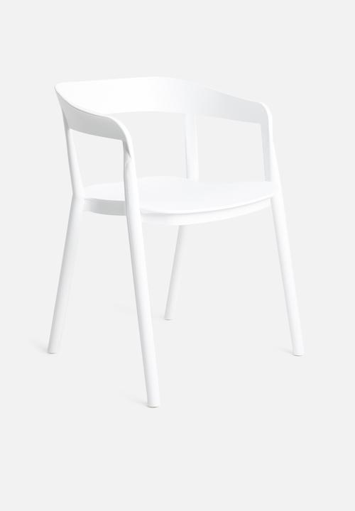 Sixth Floor - Luna chair - white