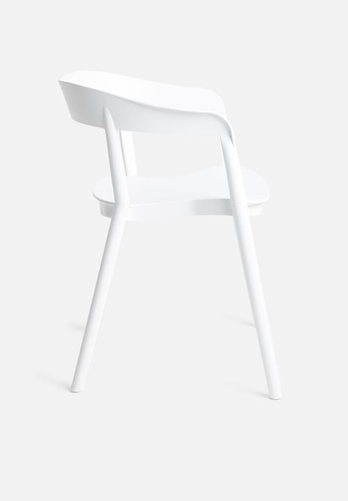Sixth Floor - Luna chair - white
