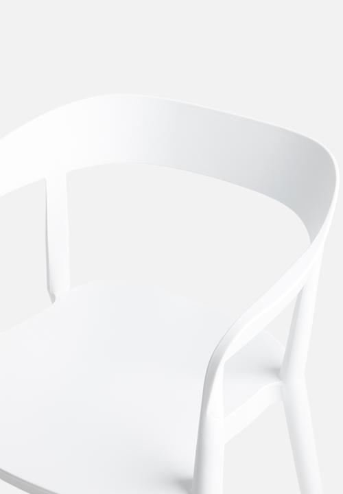 Sixth Floor - Luna chair - white